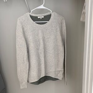 Madewell Light Gray Crew Neck Sweater